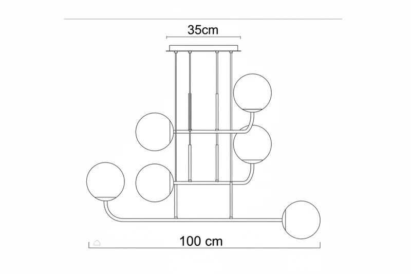 Adam sospensione 100cm