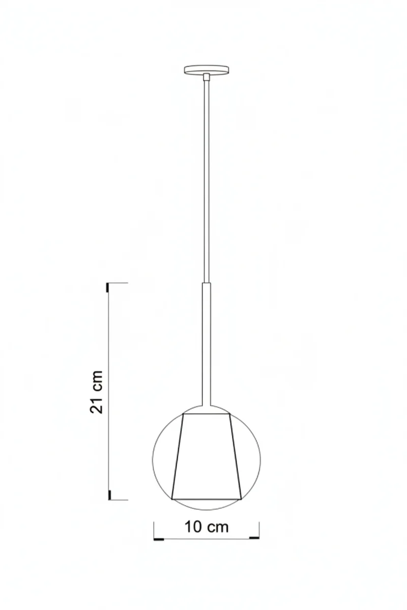 Emily sospensione mini 10cm