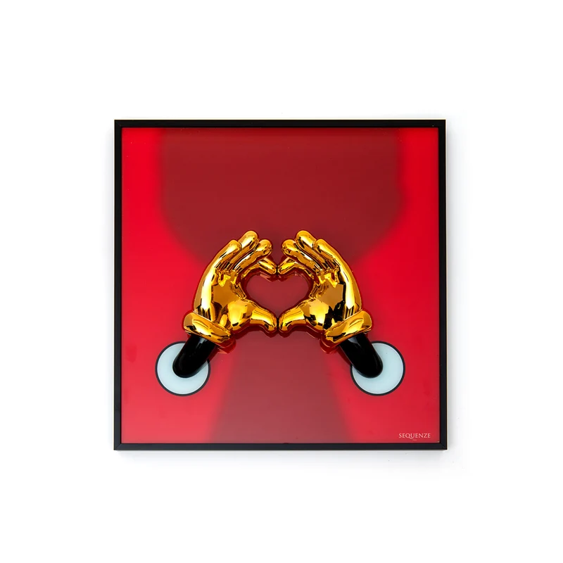 Cuore di gioco quadro