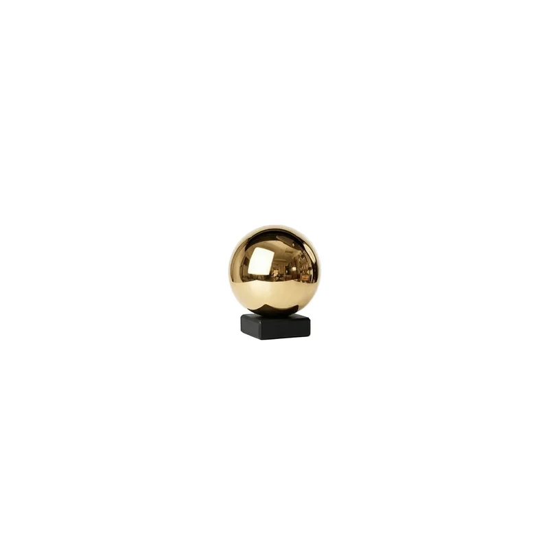 Sfera materia oro scultura