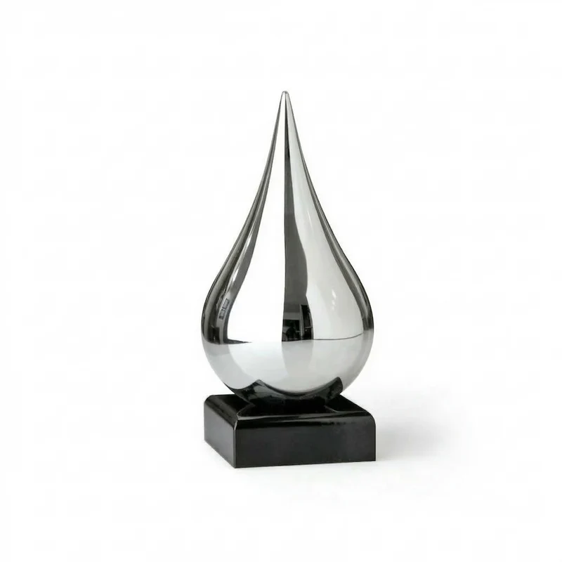 Goccia di Luce Argento scultura