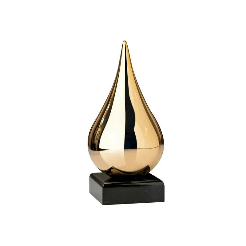 Goccia di Luce Oro scultura