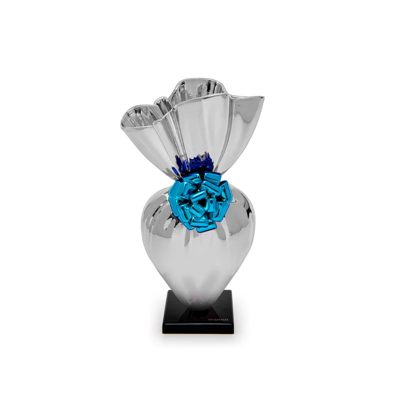 Cuore di caramelle scultura H 33cm
