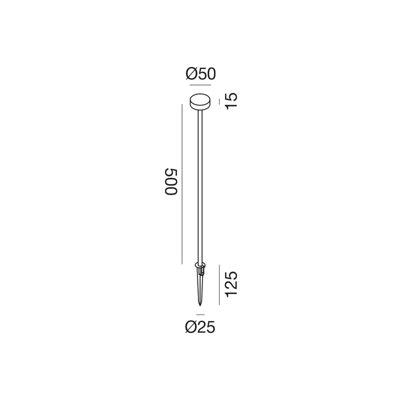 Spike medium paletto