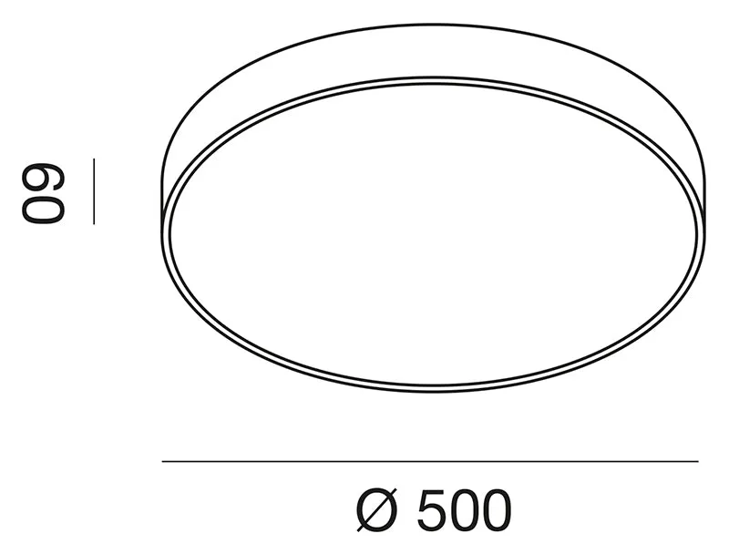 Zenith lampada da soffitto Ø500