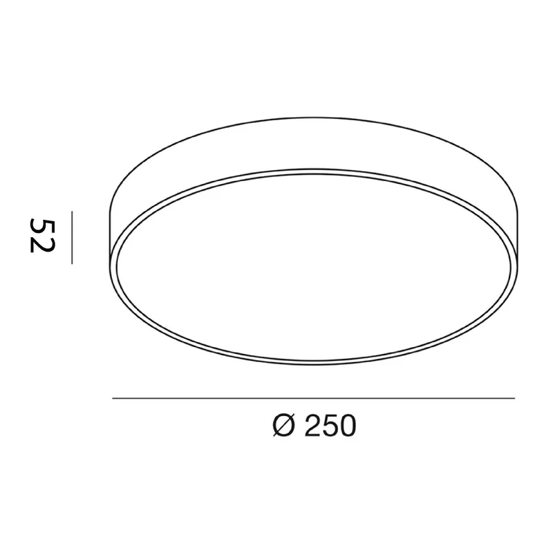 Bake big lampada da soffitto Ø250