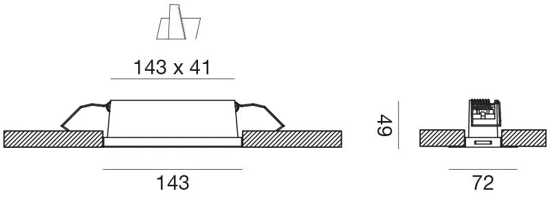 Linear Core 5 faretto
