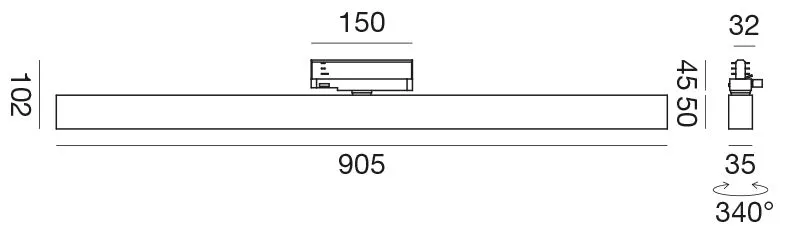 Linear Track 905mm