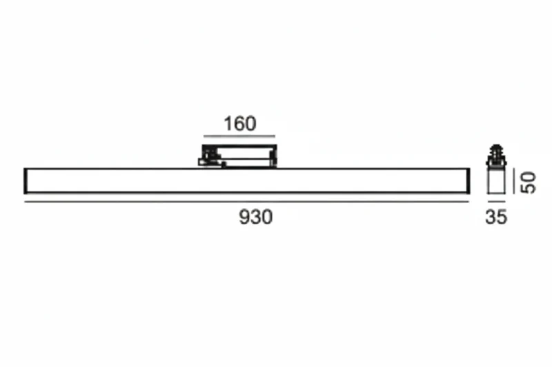 LINEAR TRACK 930mm