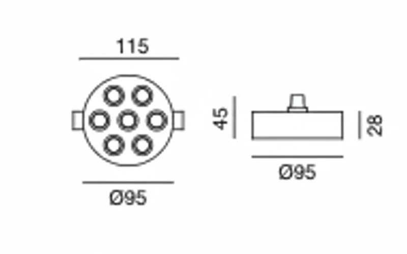Multi-Port faretti Ø95
