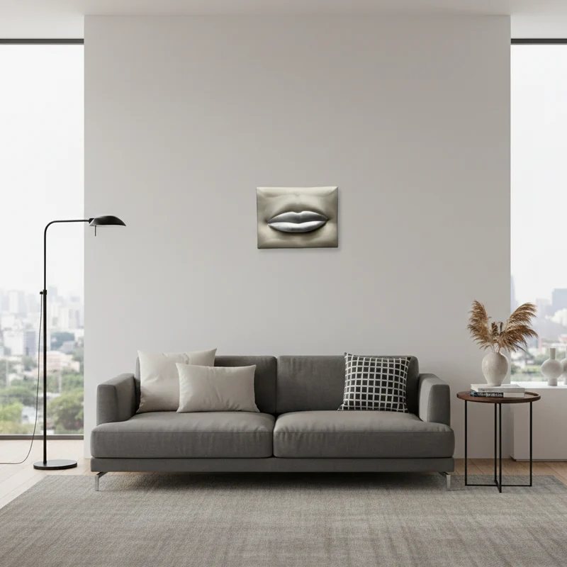 Baciami big quadro champagne L 98 H 50 cm