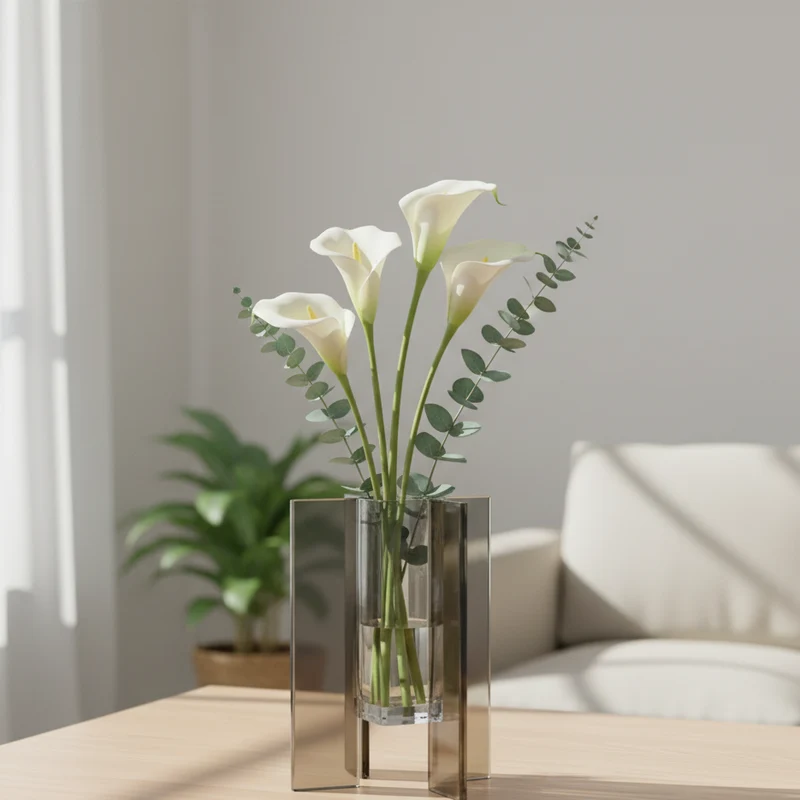 Fly square Medium vaso 15x15 H30cm
