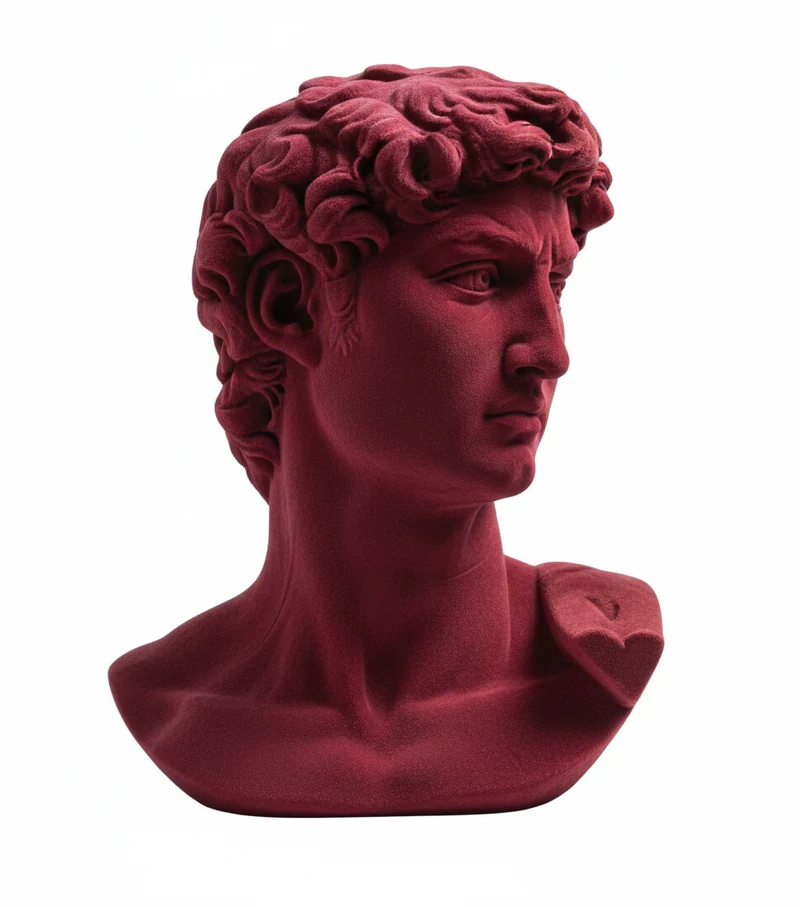 Piccolo David scultura L 32 P 16 H 42cm