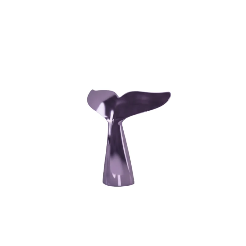 Moby big scultura viola L 38 H 40cm