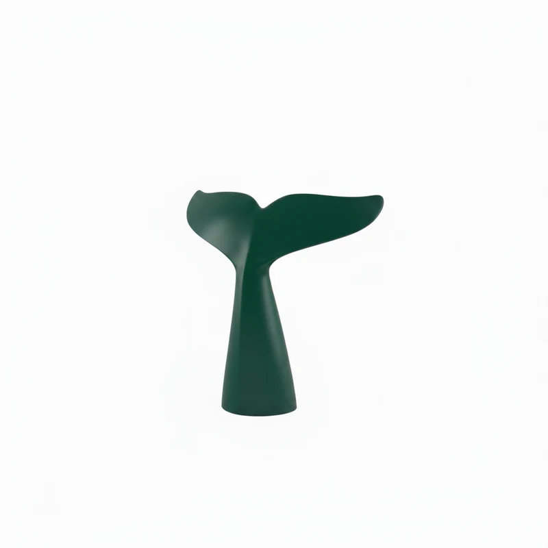 Moby small scultura smeraldo L 31 H 32cm