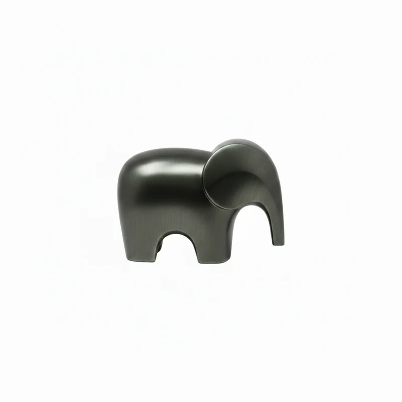 Bra elephant big scultura smeraldo L 40 P 18 H 30cm