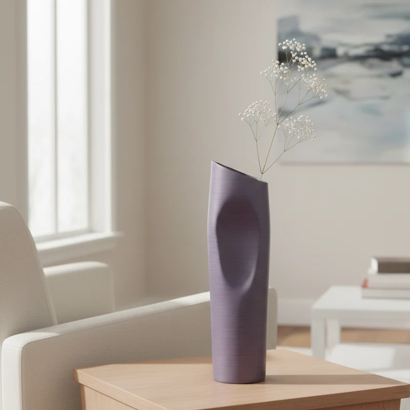 Florence big vaso viola L 90 H 120cm