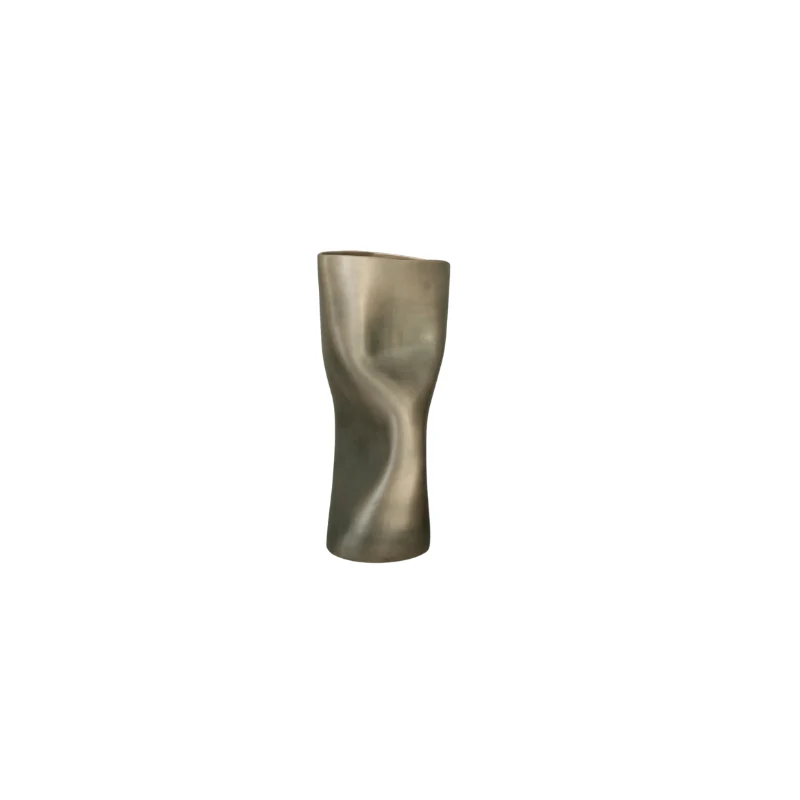 Erosa big vaso golden black L 38 H 80cm