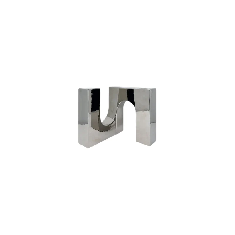 Chirico argento scultura 22 x 22 H 22 cm