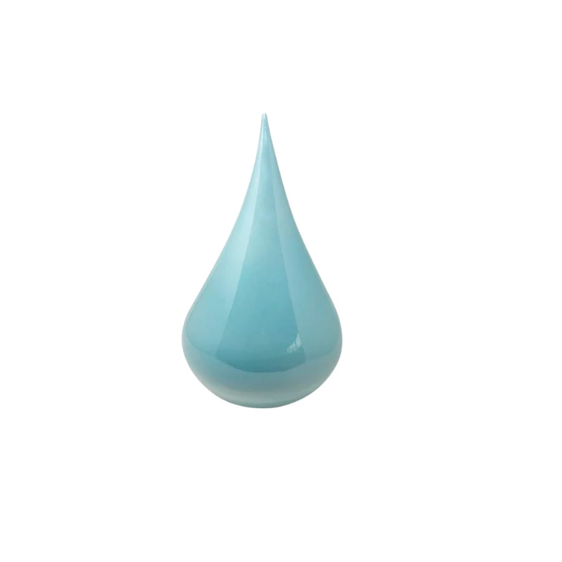 Lacrima & Goccia big scultura Ø 27 H 60 cm Base Ø 8 cm