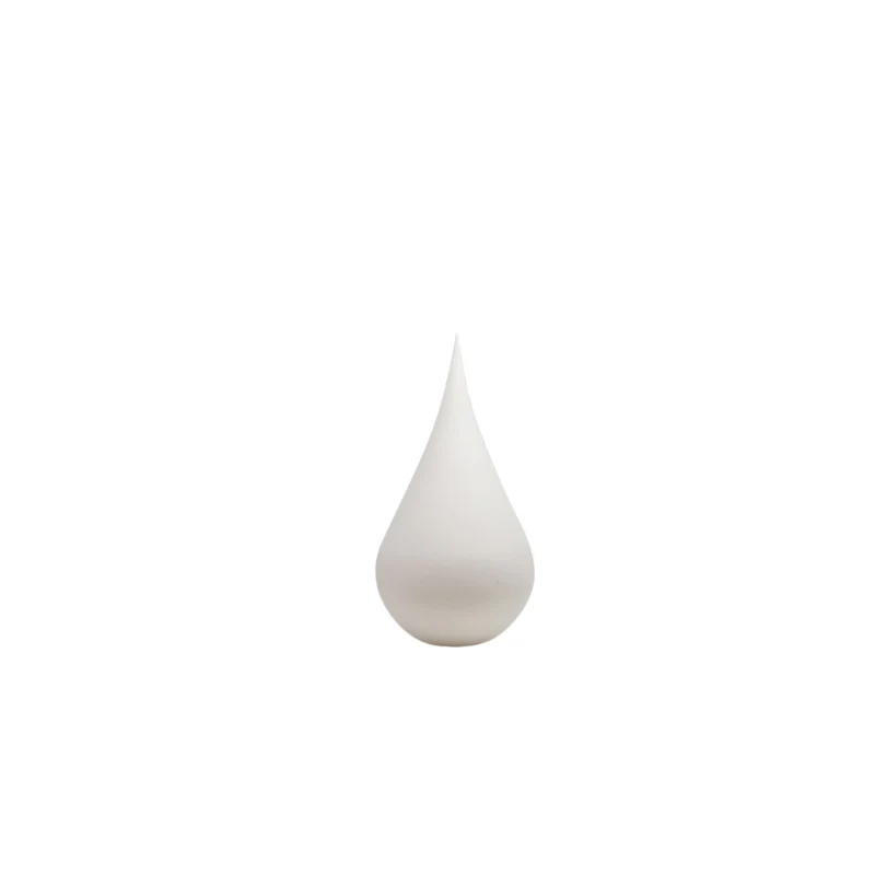 Lacrima & Goccia small scultura Ø 18 H 40 cm Base Ø 6 cm