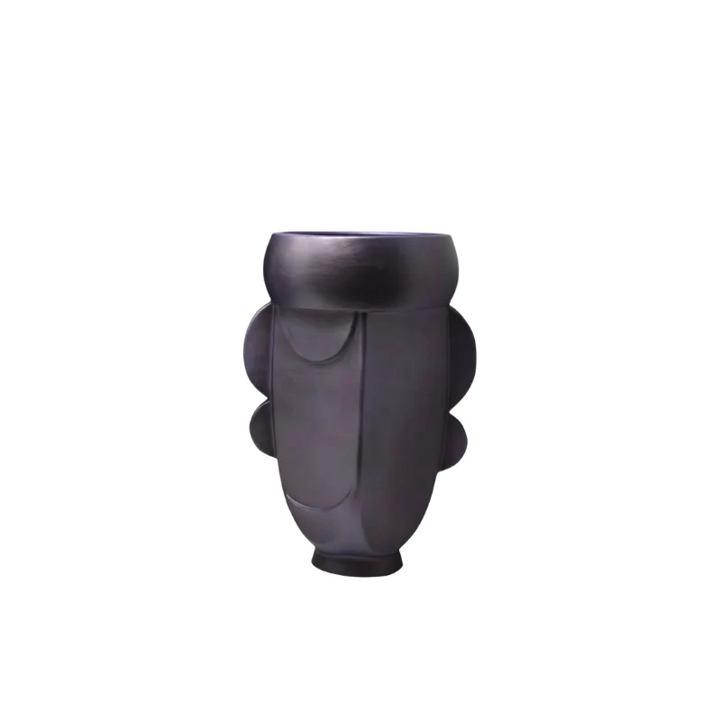 Isotta metallico vaso Ø 25 H 35 cm
