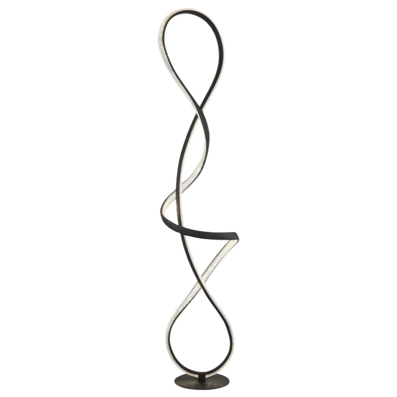 Swirl lampada da terra LxLxA: 260x200x1325mm