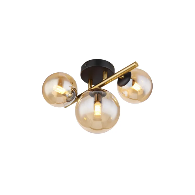 Riha plafoniera a 3 oro LxLxA:280x210x190mm