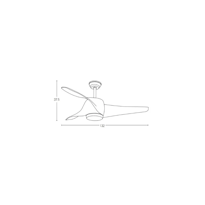 Vento ventilatore 132x37.5cm (art.20256)