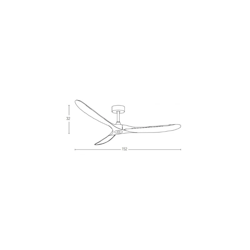Ventotene ventilatore 152x32cm (art.20259)