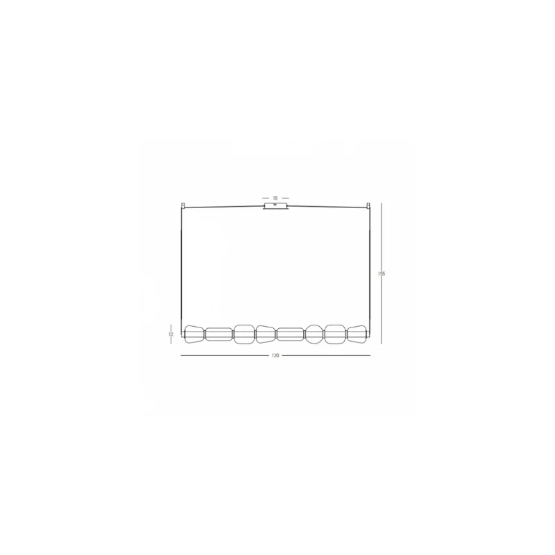 Gota sospensione 120x155cm (art.23065-23066)