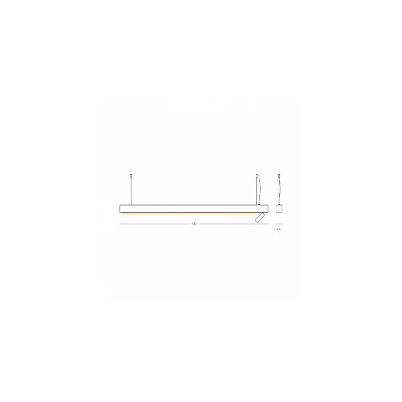 Pluma sospensione Ø130 (art.23254)