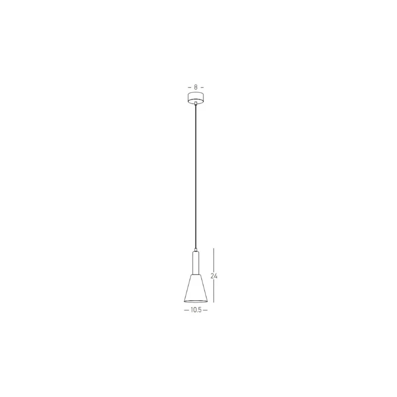 Kone sospensione 10.5x24cm (art. 22180-22179)