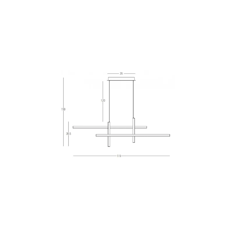 Mikado sospensione 119x150cm (art.22022-22023)