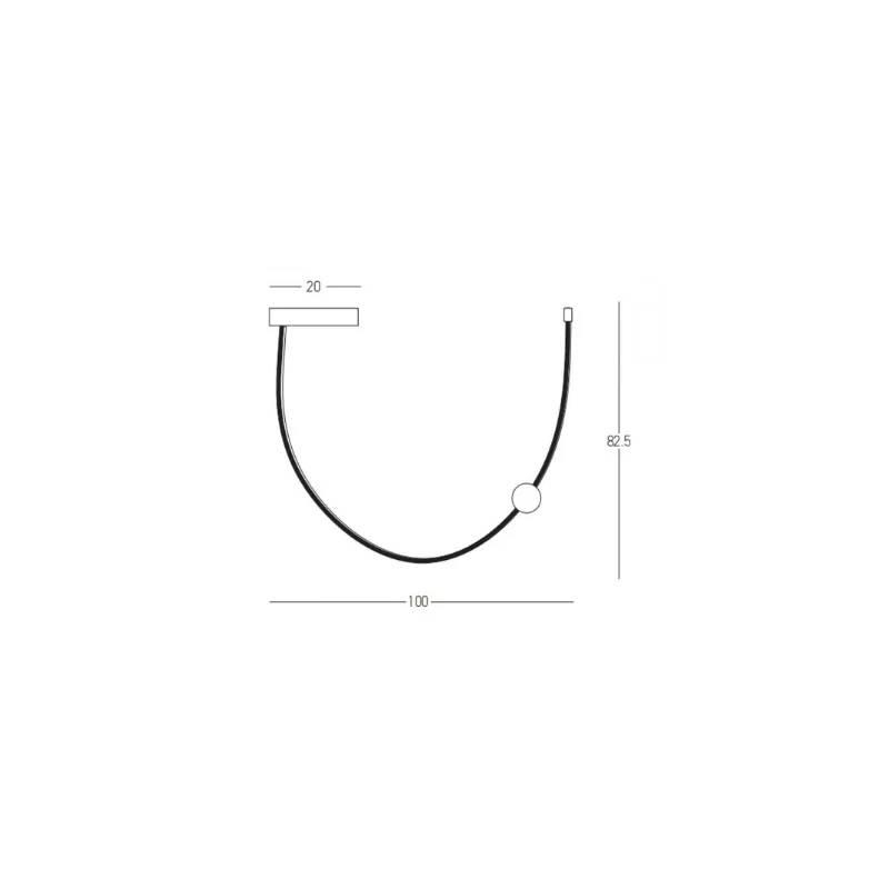 Pendulum sospensione 100x82.5cm (art.22250)