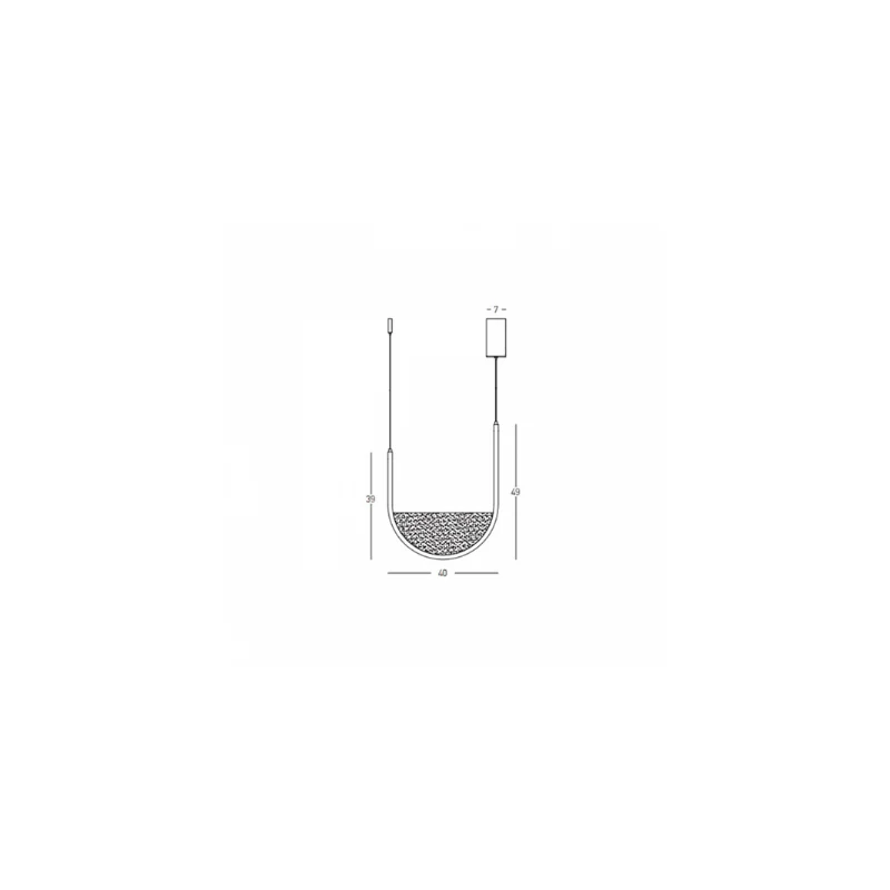 Culla sospensione L 40cm (art.23165)