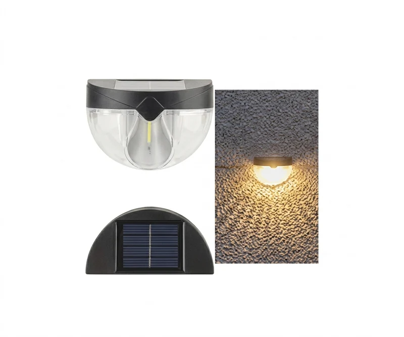 Set x2 Apliques Solares Gota - Efecto Destello y Luz Cálida Decorativa