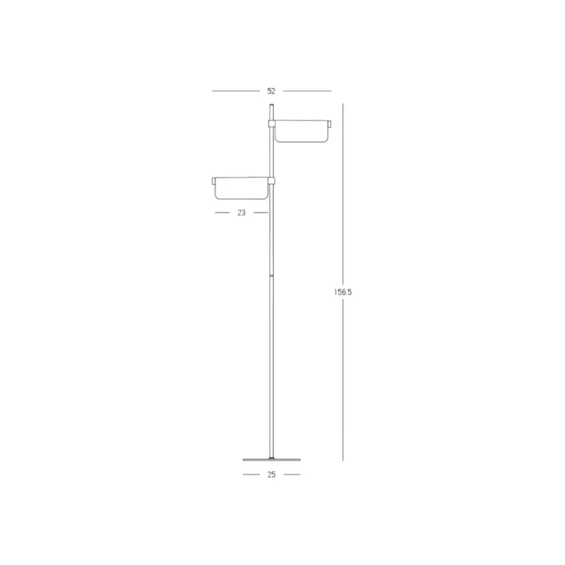 Buce lampada da terra 25x156.5cm (art.25194)