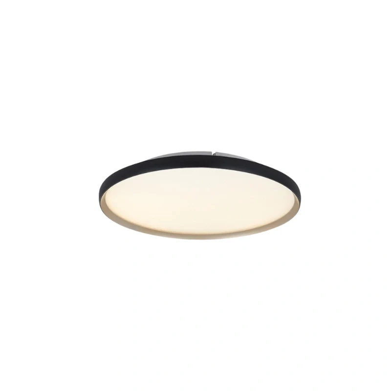 Giro plafoniera nero opaco 30x40cm (art.25186)
