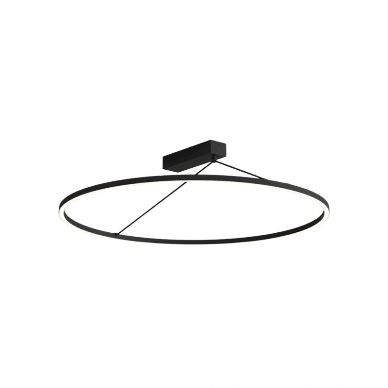 Ace plafoniera nera 78x20.3cm (art.2563)