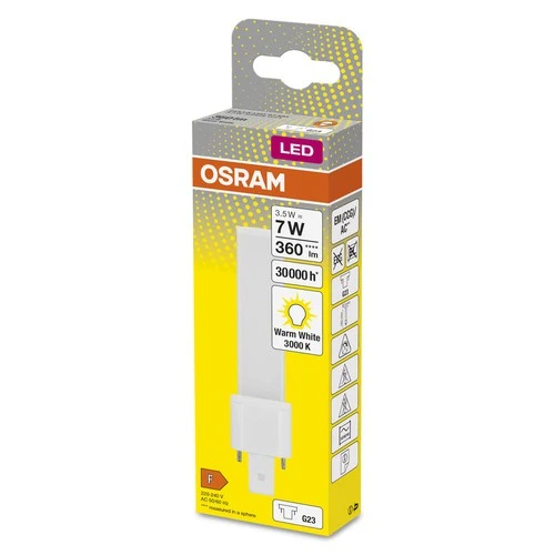 OSRAM DULUX Lampada LED S7 EM, 3,5W, 360lm, 3000K, Bianco caldo