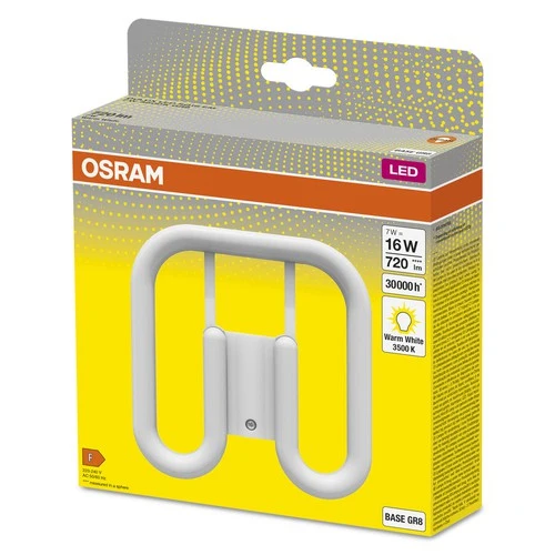 OSRAM DULUX Lampada LED SQ16 EM, 7W, 720lm, 3500K, Bianco caldo