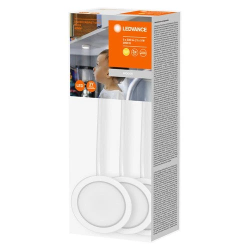 LEDVANCE lampada da sottopensile PUCK 65mm, bianco, 3W, 330lm