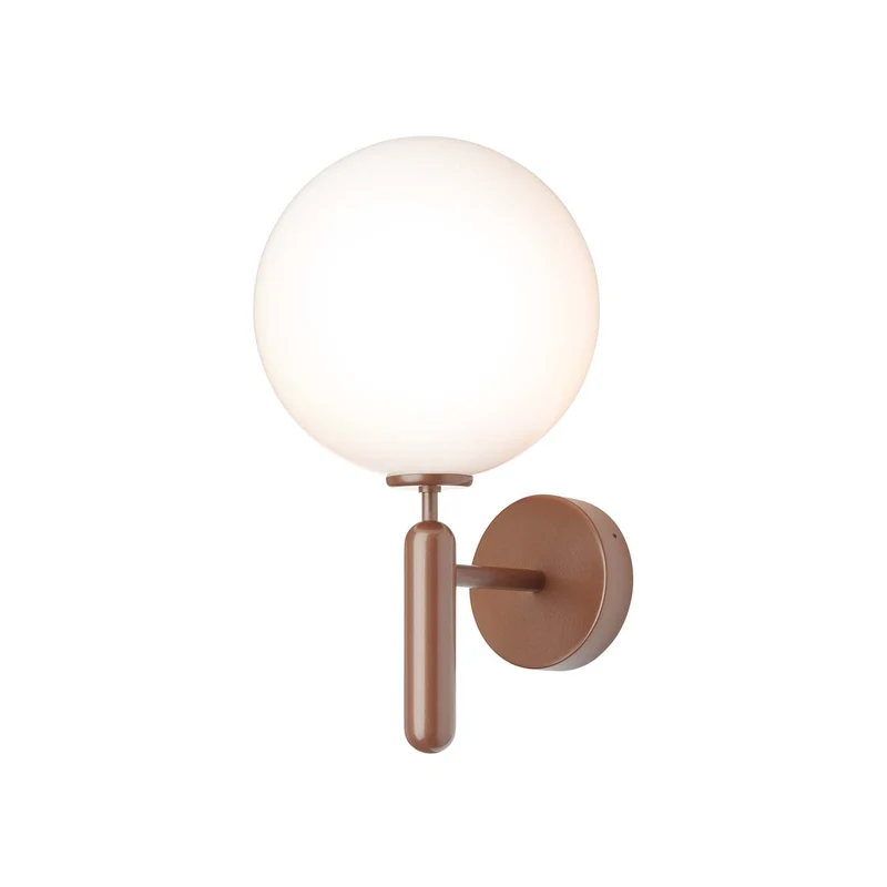 MIIRA Opal Wall Outdoor - Applique murale en verre opalin et acier, style Art déco