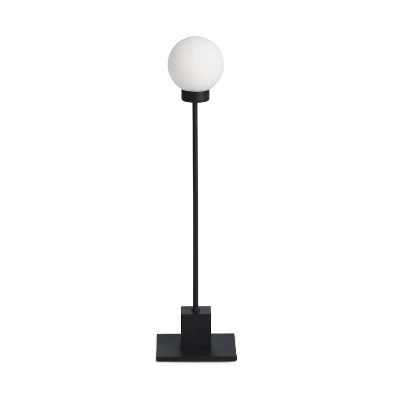 SNOWBALL - Lampe à poser sur tige en acier, style minimaliste