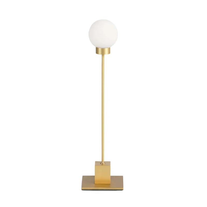 SNOWBALL - Lampe à poser sur tige en acier, style minimaliste