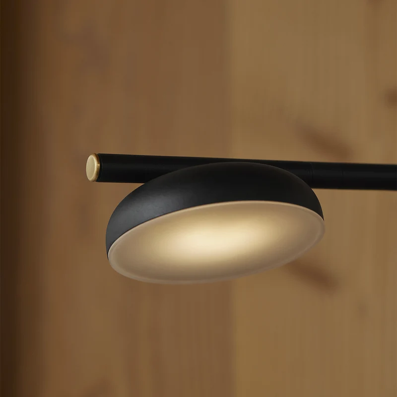SALTO - Lampadaire LED en acier, style contemporain