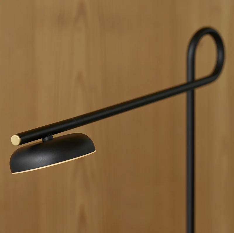 SALTO - Lampadaire LED en acier, style contemporain