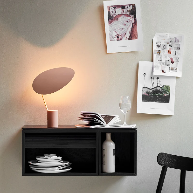 OMBRE - Lampe à poser en acier, style contemporain