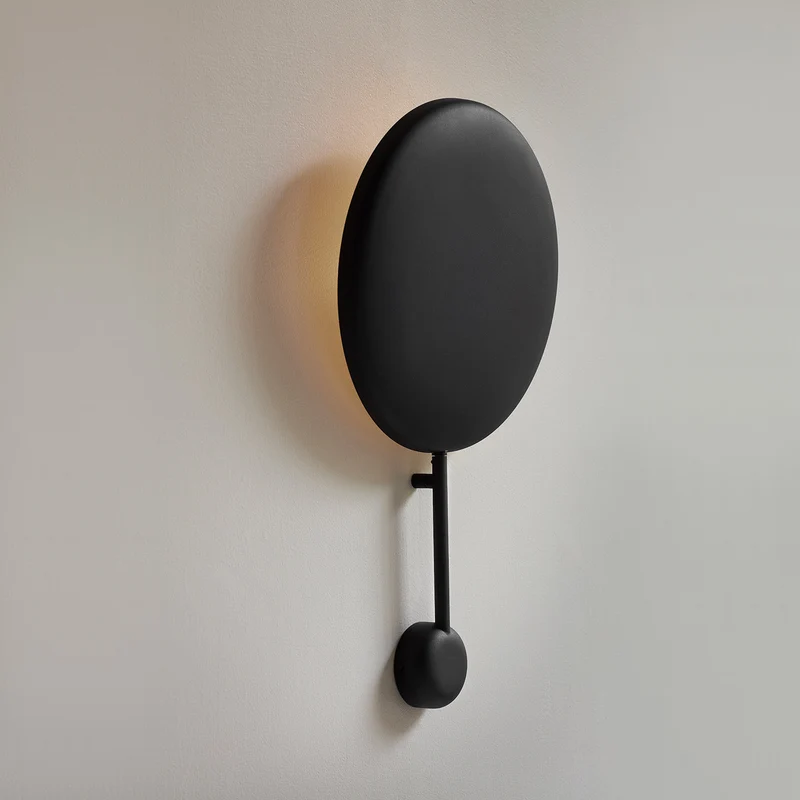 INK - Applique murale LED en aluminium noir, style contemporain